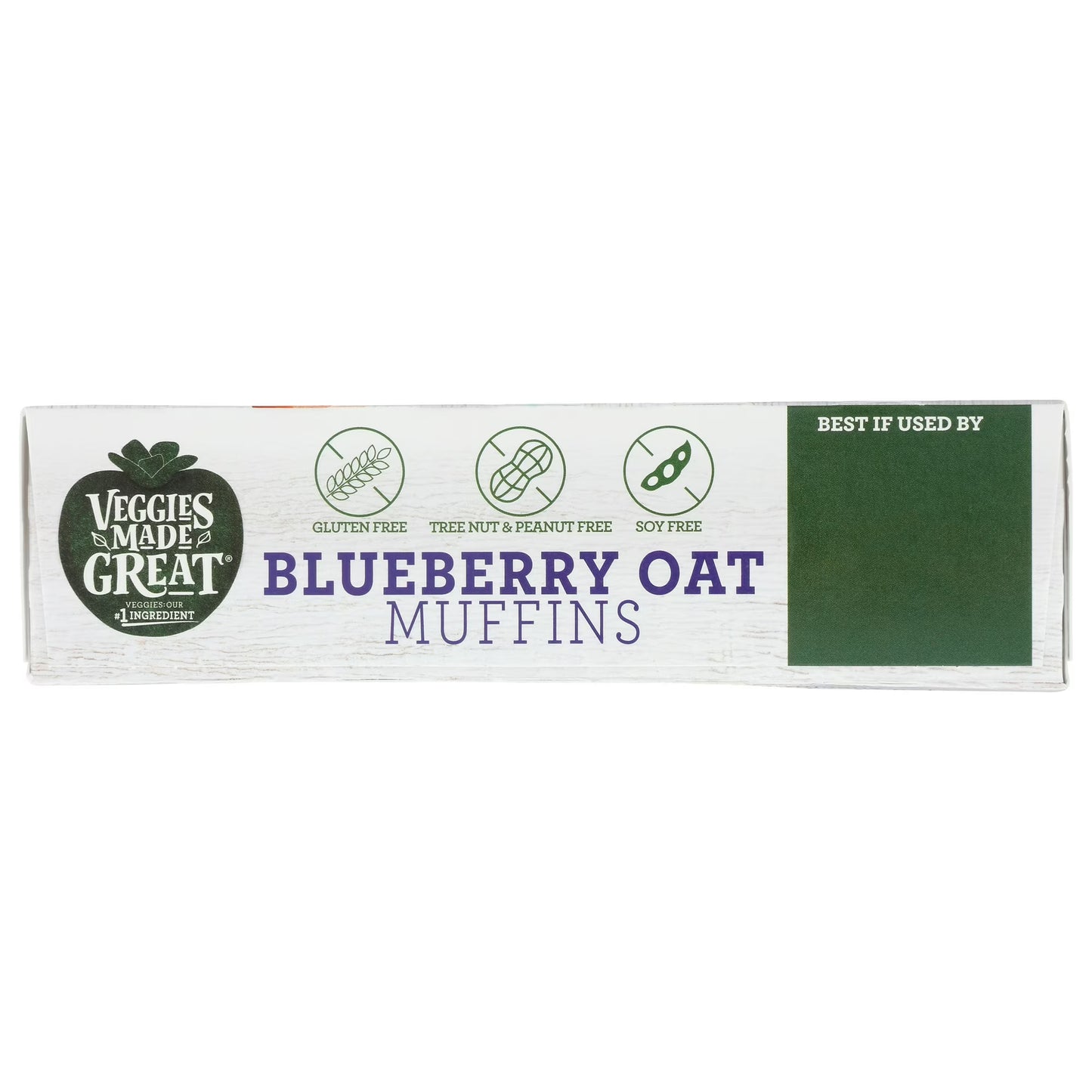 Veggies Made Great Blueberry Oat Muffin, 12oz, 6ct Box (Frozen)