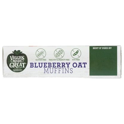 Veggies Made Great Blueberry Oat Muffin, 12oz, 6ct Box (Frozen)