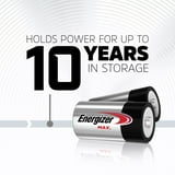 Energizer MAX C Batteries (4 Pack), C Cell Alkaline Batteries