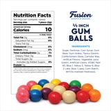 Gumballs 1/2 Inch - 3 Pound Bulk Bag - Gum Balls For Gumball Machine - Gumballs Bulk - Assorted Fruit Flavor - Bubble Gum