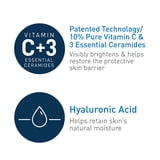 CeraVe Skin Renewing Vitamin C Serum, Brightening Antioxidant Serum for Dull Skin, 1 fl oz