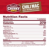 (2 pack) Campbell’s Chunky Soup, Chili Mac Soup, 15.25 oz Microwavable Bowl