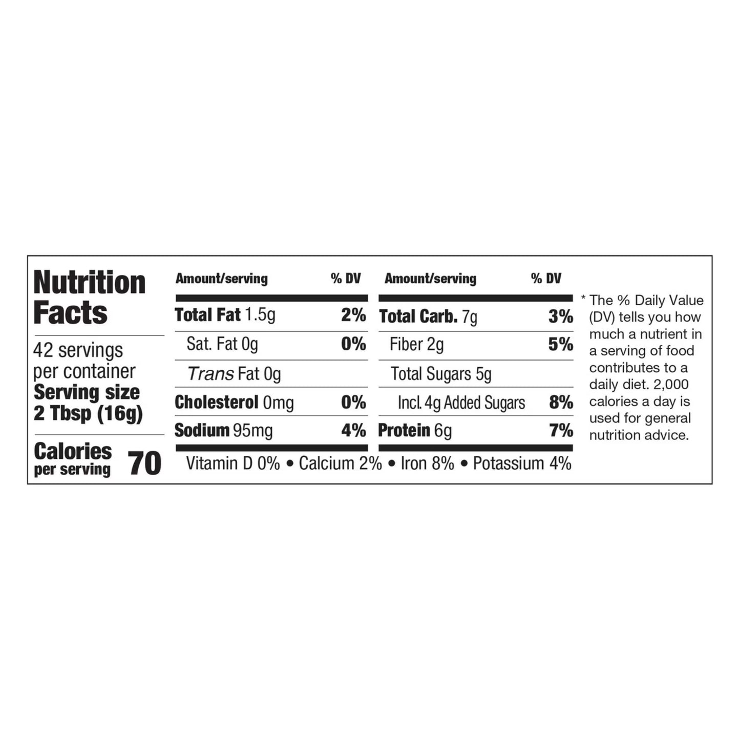PBfit Peanut Butter Powder Chocolate Flavor, Cocoa Roasted Peanut Powder, 24 oz