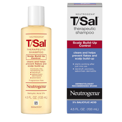 Neutrogena T/Sal Therapeutic Shampoo, Dandruff Shampoo with 3% Salicylic Acid, 4.5 fl. oz