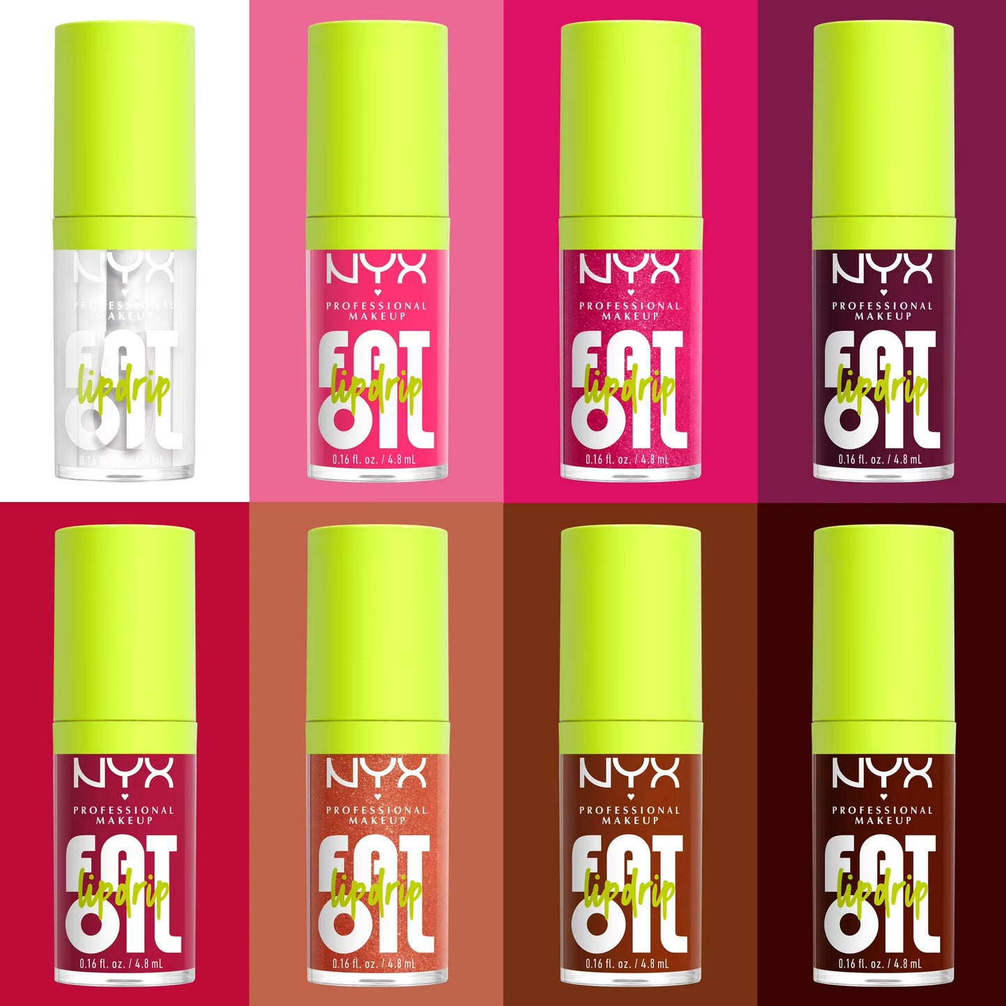 NYX Professional Makeup Fat Oil Lip Drip Hydrating Lip Gloss with Oil Blend, Scrollin, 0.16 fl oz