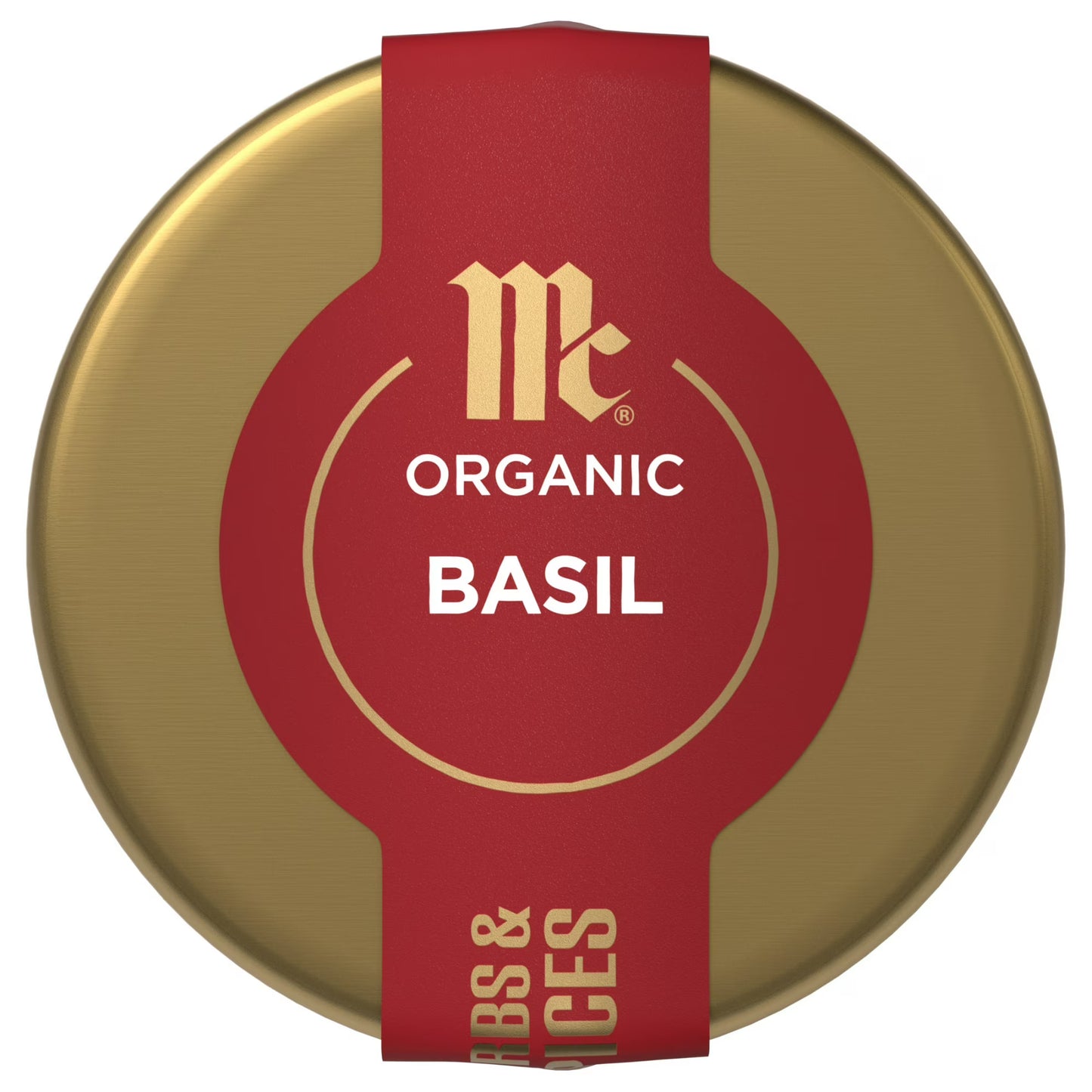McCormick Gourmet Organic Basil Leaves, 0.55 oz Bottle