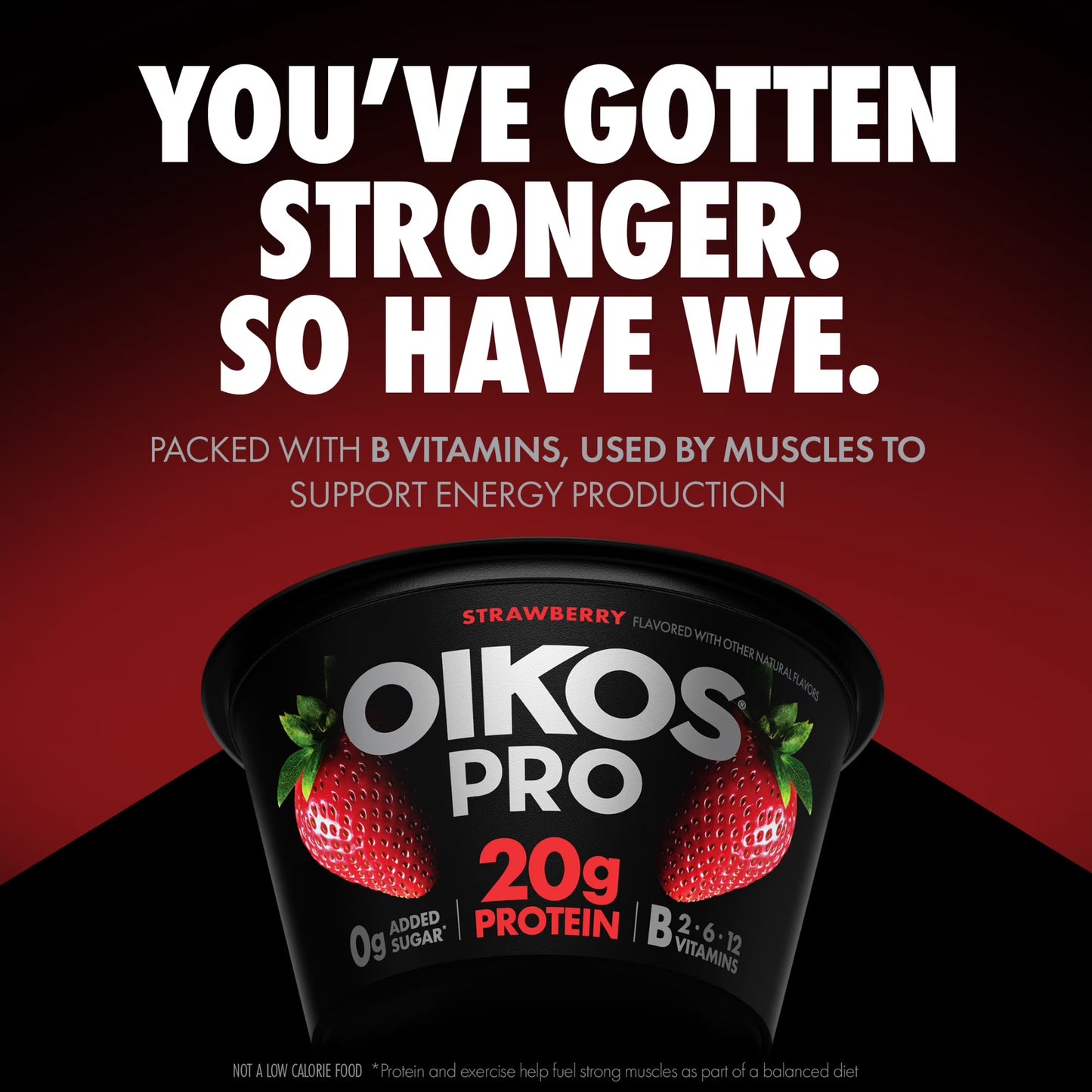 Oikos Pro 20g Protein, Strawberry Yogurt-Cultured Dairy Product, 5.3 oz