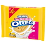 OREO Double Stuf Golden Sandwich Cookies, Party Size, 24.95 oz