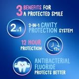 (3 pack) Crest Toothpaste, Kids Sugar Bacteria Shield Fluoride Toothpaste, Strawberry Flavor, 4.1 oz, Ages 6+