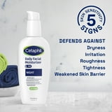 Cetaphil Daily Facial Moisturizer Oil Free for All Skins with Hyaluronic Acid, 3 fl oz
