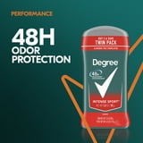 Degree Men Original Deodorant 48-Hour Odor Protection Intense Sport Deodorant For Men 3 oz Twin