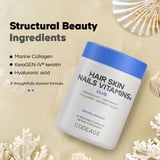 Codeage Hair Skin Nails Vitamins Capsules, 45 ct.