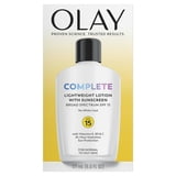Olay Face Moisturizer with SPF 15, Complete Face Lotion with Sun Protection, 6.0 oz