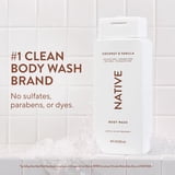 Native Coconut & Vanilla Body Wash 18 fl oz