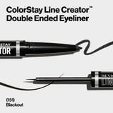Revlon ColorStay Line Creator Waterproof Eyeliner Pencil, 151 Blackout, 0.004 oz