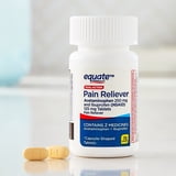 Equate Dual-Action Acetaminophen 250 mg and Ibuprofen (NSAID) 125 mg Pain Reliever Caplets, 72 Count, Compare to AdvilÂ Dual Action Active Ingredients