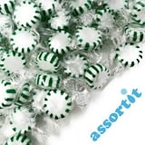 Spearmint Starlights Hard Candy Mint - Bulk Bag Individually Wrapped - 3 lb (48 oz)