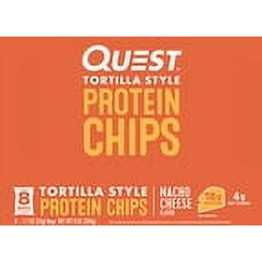 Quest Tortilla Style Protein Chips, Nacho Cheese, 1.1oz, 1 Ct