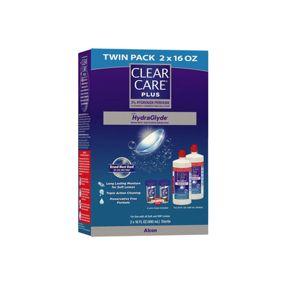 Clear Care Plus Cleaning & Disinfecting Solution, 16 fl. oz., 2 pk.
