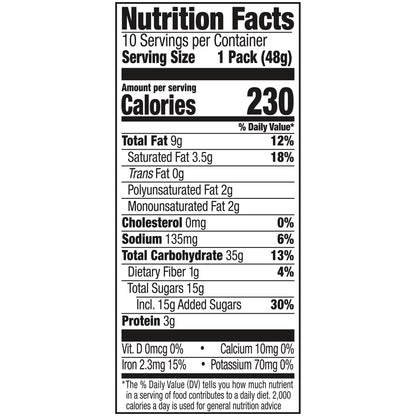 Lance Sandwich Cookies, Nekot Fudge, 10 Individually Wrapped Packs, 6 Sandwiches Each
