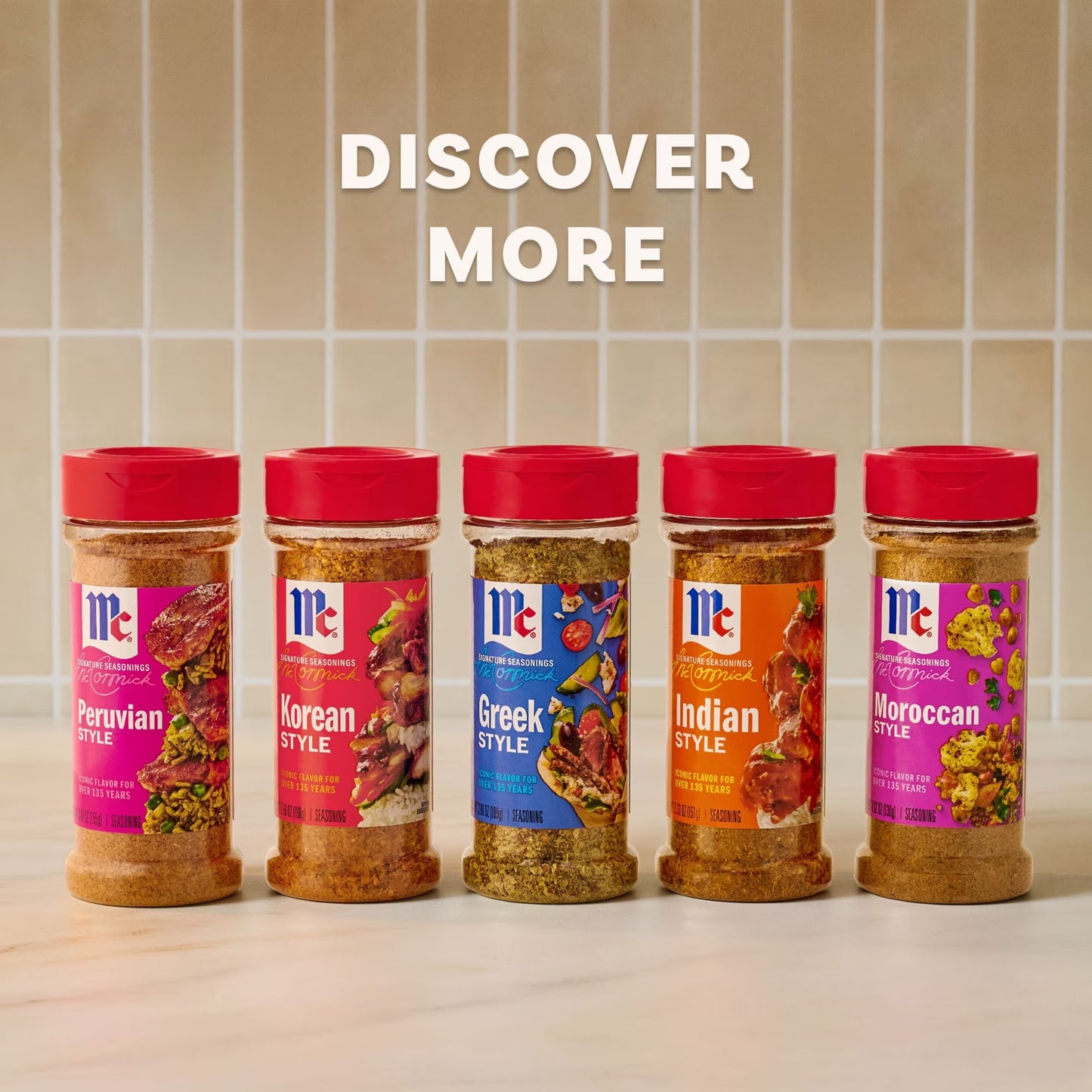 McCormick Korean Style Seasoning, 5.96 oz Bottle