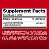Member’s Mark Vitamin B12 Quick Dissolve Tablets, 5000 mcg, Cherry, 300 ct.