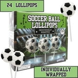 Soccer Ball Lollipops, Birthday Party Candy Favors, 24 Count Box, 10.16 Ounces