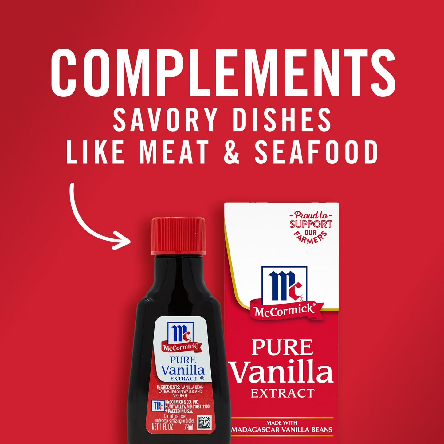 (24 pack) McCormick Pure Vanilla Extract, 1.0 fl oz Box