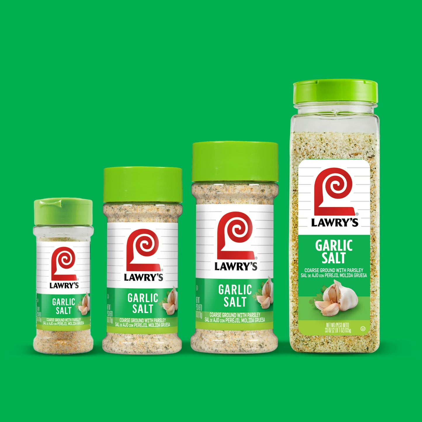 Lawry's Kosher Coarse Ground With Parsley Garlic Salt, 6.0 oz Bottle