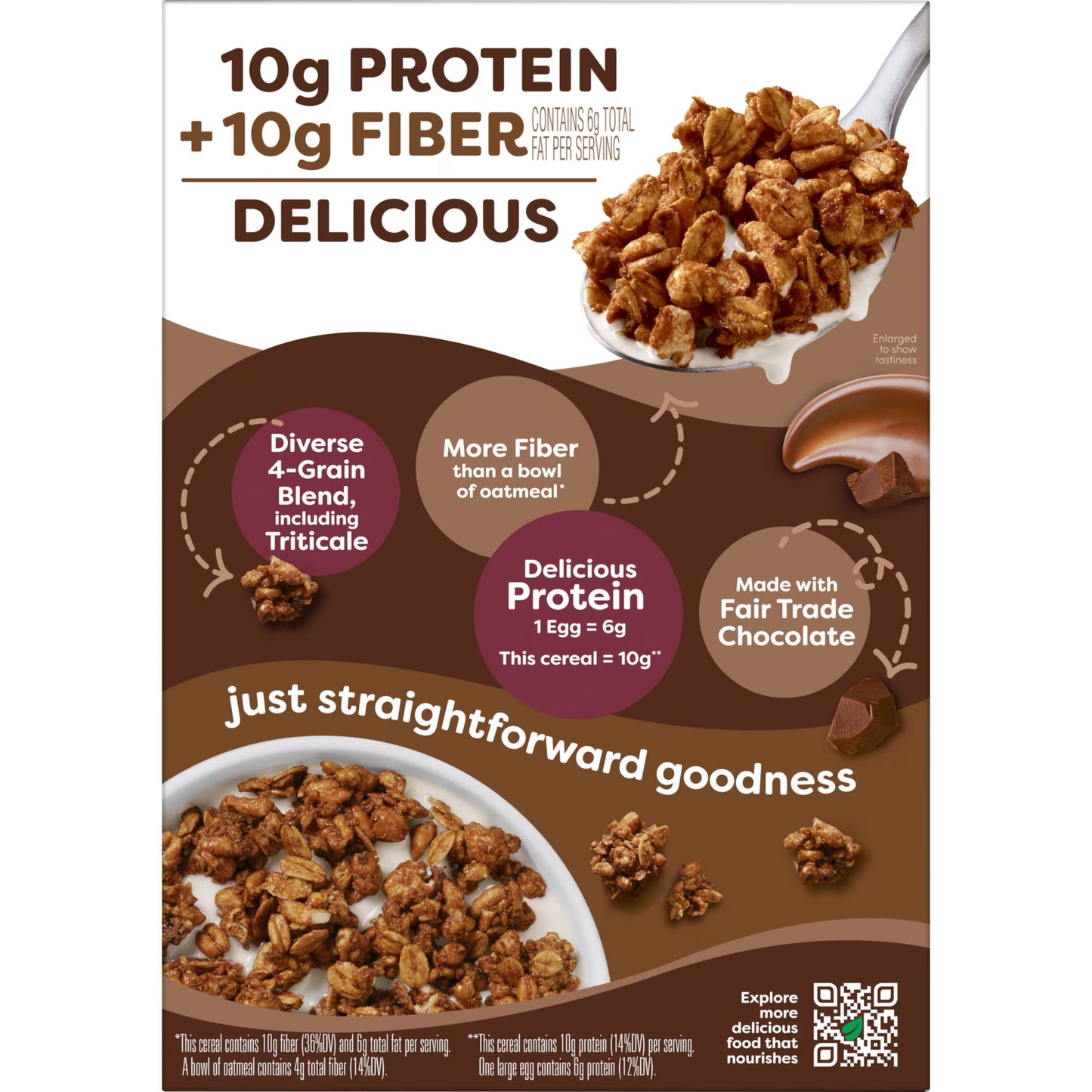 Kashi GO Chocolate Crunch Protein Cereal Box, 16 oz