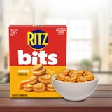(4 pack) RITZ Bits Cheese Sandwich Crackers, Snacks for Kids and Adults, Lunch Snacks, 8.8 oz