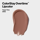 Revlon ColorStay Overtime Longwearing Gloss Lipstick with Vitamin E, 560 Taupe Time, 0.07 fl oz