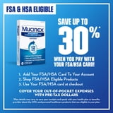 Mucinex 12 Hour Expectorant, OTC Medicine for Excess Mucus Relief, Chest Congestion, FSA, 20 Tablets