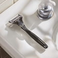 Harry's Winston Razor Handle for Men, Includes 5 Razor Blade Cartridges, Ink Chrome