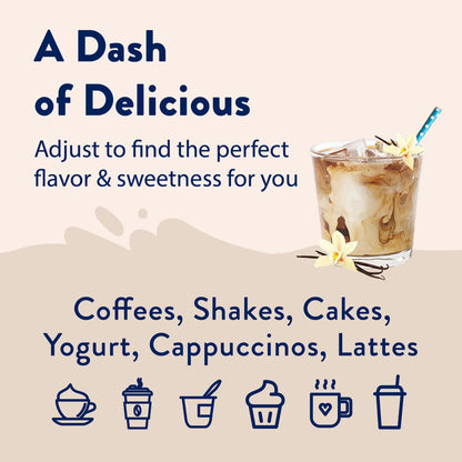 Jordan's Skinny Mixes Naturally Sweetened Vanilla Bean Syrup, 375 mL