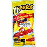 (5 pack) Sabritas Cheetos Flamin' Hot Cheese Snacks, 3.52 oz Bag