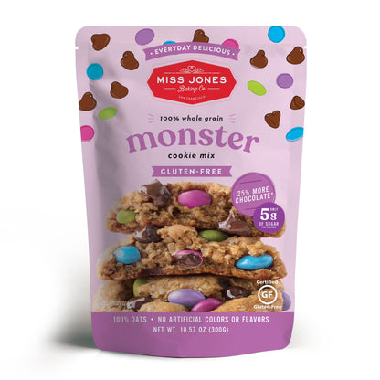 Miss Jones Baking Co. Gluten Free Monster Cookie Mix, 10.57oz