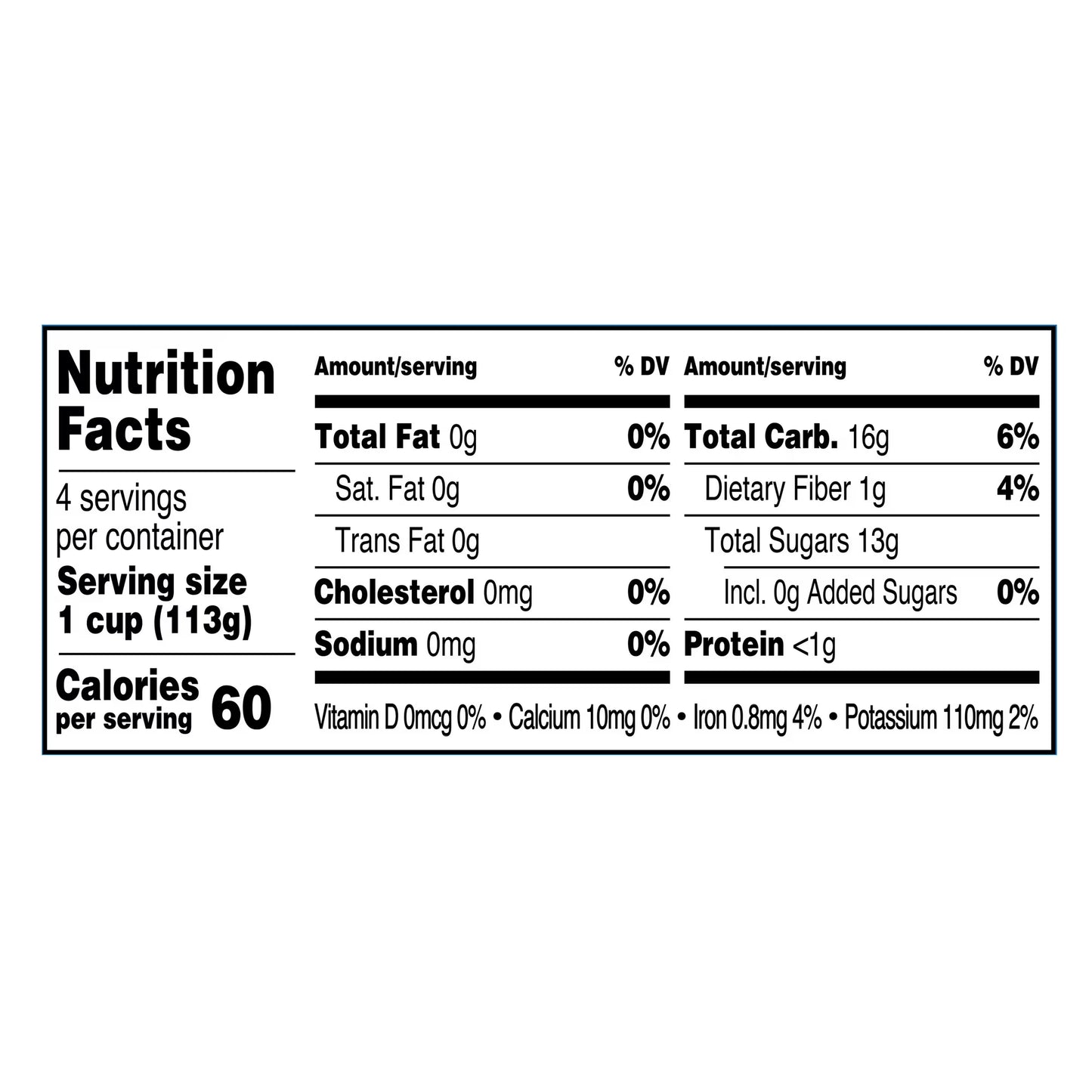 (6 pack) Great Value Cherry Mixed Fruit in 100% Juice, 4 oz, 4 Count