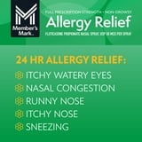 Member's Mark 50mcg Allergy Relief, Fluticasone Propionate Nasal Spray (0.62 fl. oz., 6 ct.)