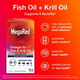 MegaRed Omega-3 Fish & Krill Oil Advanced Softgels, 900mg, 60 ct.