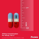 Tylenol Rapid Release Extra Strength Gelcaps, Acetaminophen 500 mg, Strong, Fast, 100 Count