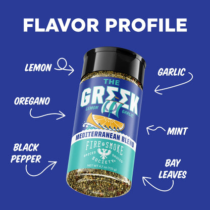Fire & Smoke Society The Greek Seasoning, 4.7 oz
