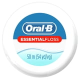 (2 pack) Oral-B Floss, Essential Floss Mint Waxed Dental Floss, Cavity Defense, 50 m