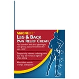 MagniLife Leg & Back Pain Relief Cream, for Fast Relief of Lower Back, Buttocks & Leg Pain, 4 oz