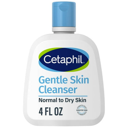 Cetaphil Face Wash Hydrating Gentle Skin Cleanser for Dry to Normal Sensitive Skin, 4 fl oz