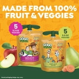 GoGo squeeZ Toy Story 5 No Sugar Added Applesauce Variety Pouches, 3.2 oz (12 Pack)