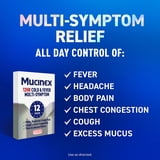Mucinex 12 Hour Cold and Flu Medicine for Adults, 50 Tablets