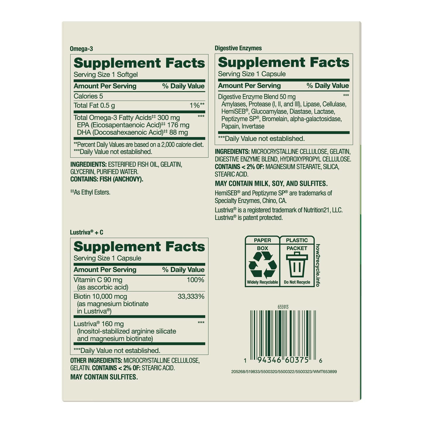 Spring Valley GLP-1 Support Pack, 30ct