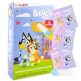 Bluey Dipping Sticks, Valentines Classroom Exchange Kit, 22 Pouches, 6.52 Ounce Box