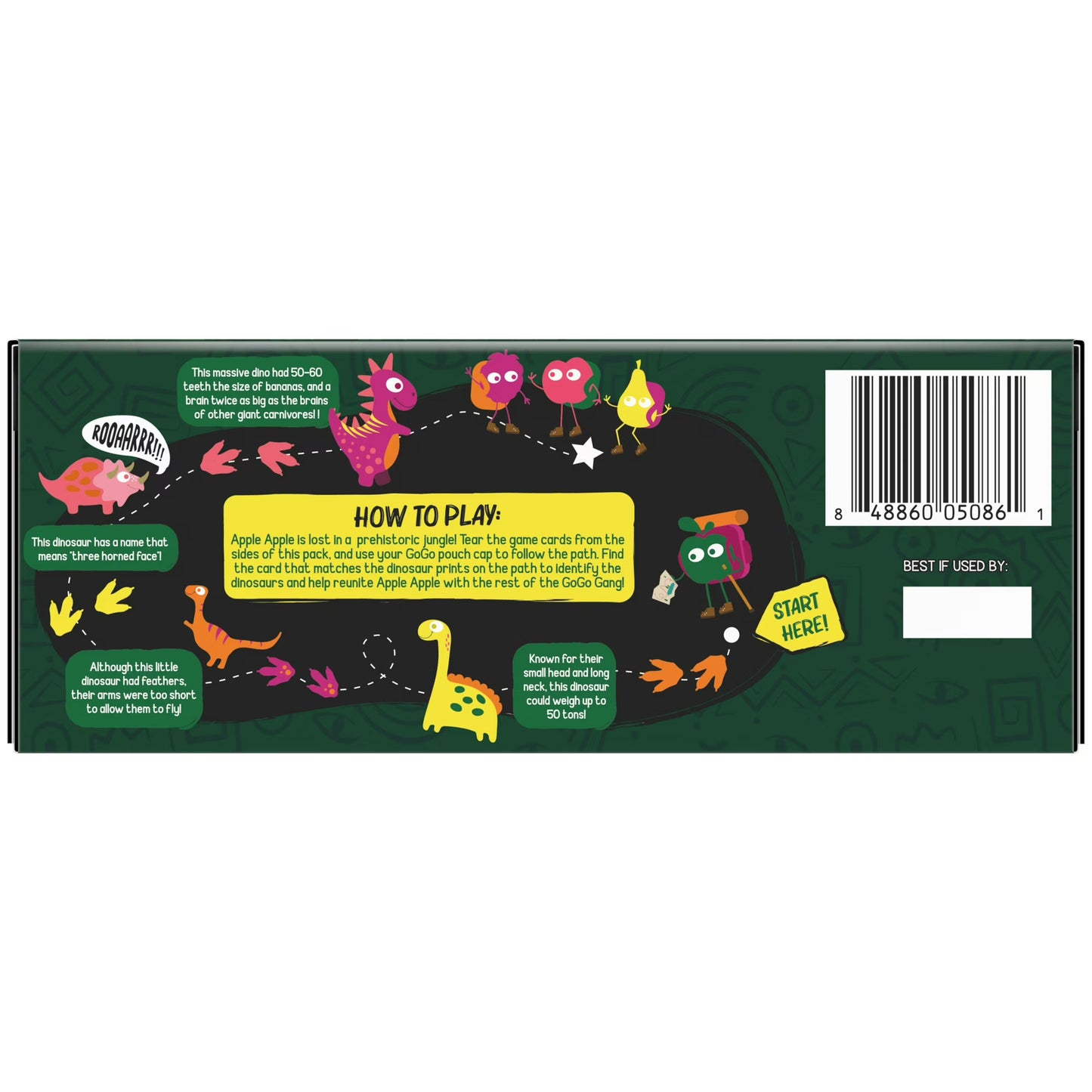 GoGo squeeZ FruitZ & VeggieZ Dino Pear Peach Carrot Applesauce Pouches, 3.2 oz (16 Pack)